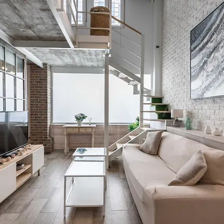 Bright Duplex Loft Next To The Center By Rems Apartment